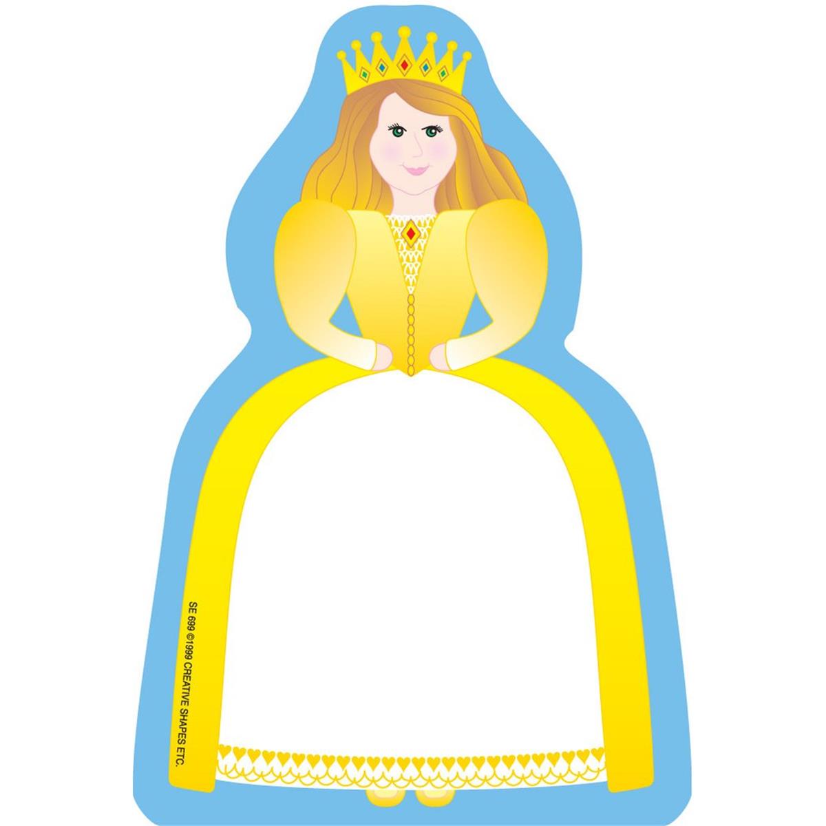 SE-0699 4.5 x 4 in. Mini Notepad, Queen & Princess - 35 Sheets per Pack