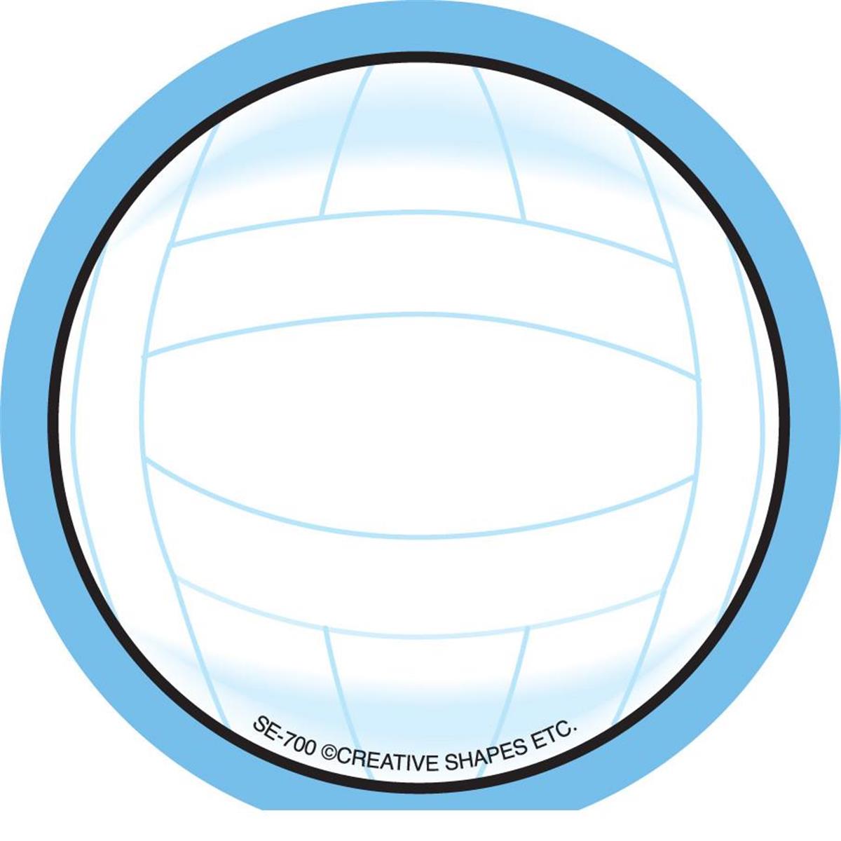 SE-0700 4.5 x 4 in. Mini Notepad, Volleyball - 35 Sheets per Pack