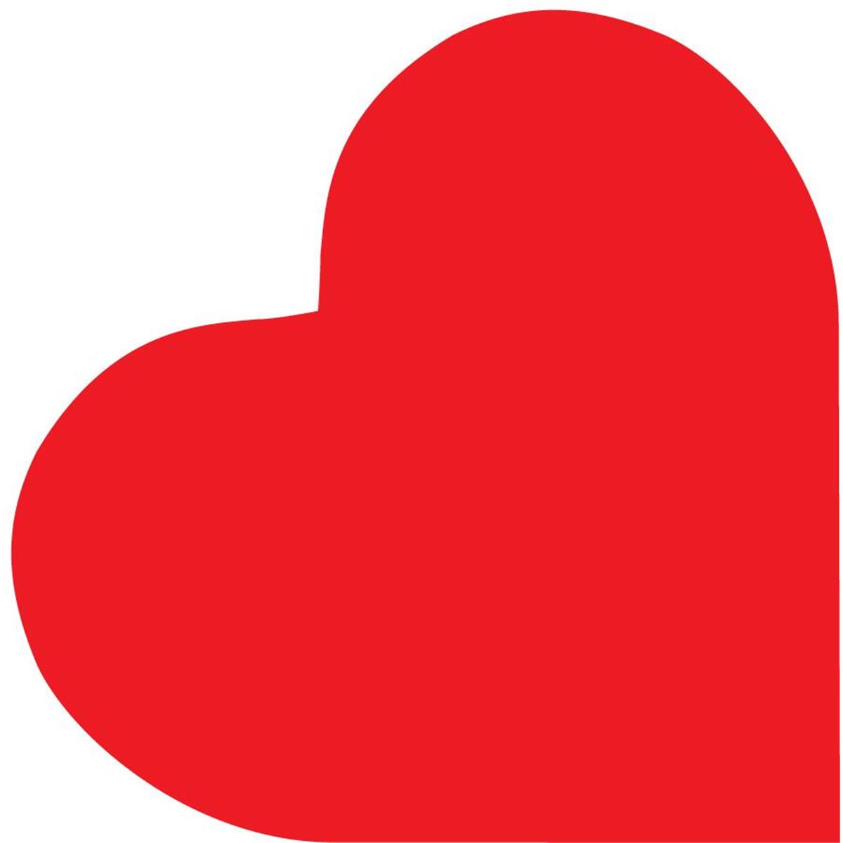 SE-0710 4.5 x 4 in. Mini Notepad, Heart - 35 Sheets per Pack