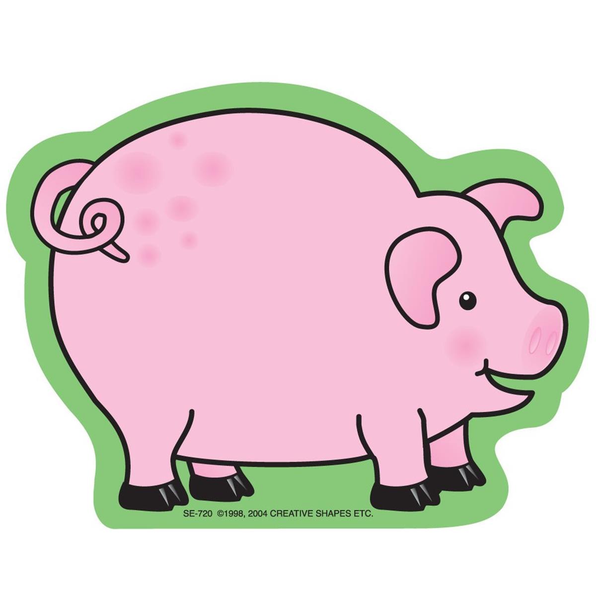 SE-0720 4.5 x 4 in. Mini Notepad, Piglet - 35 Sheets per Pack