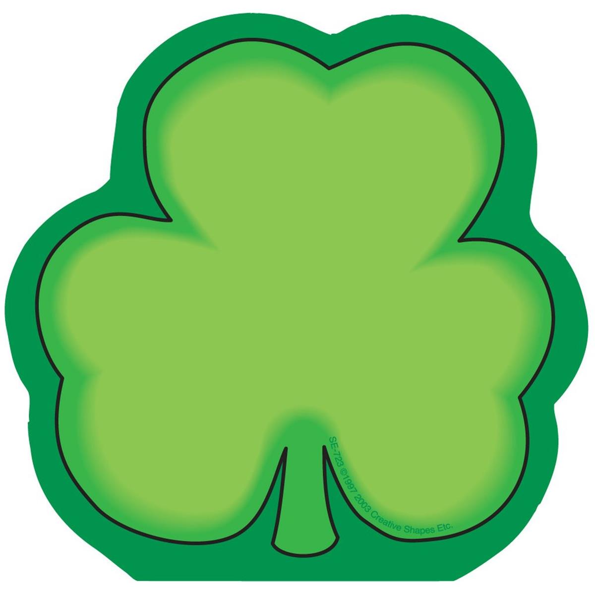 SE-0723 4.5 x 4 in. Mini Notepad, Shamrock - 35 Sheets per Pack