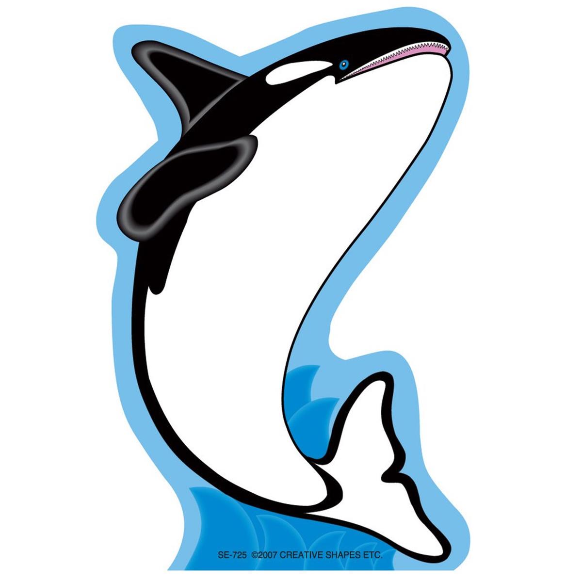 SE-0725 4.5 x 4 in. Mini Notepad, Killer Whale - 35 Sheets per Pack