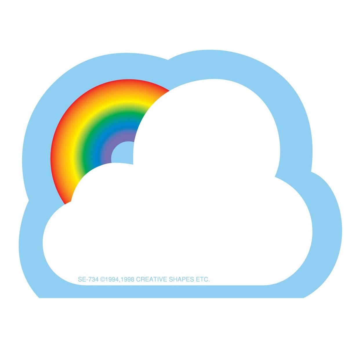 SE-0734 4.5 x 4 in. Mini Notepad, Rainbow - 35 Sheets per Pack