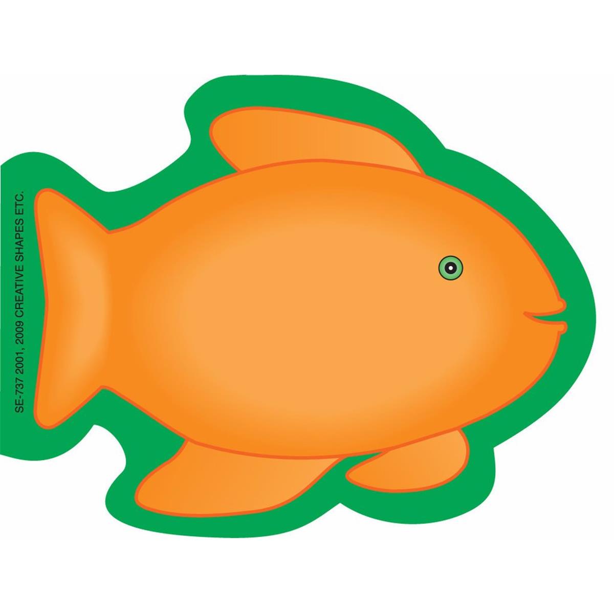 SE-0737 4.5 x 4 in. Mini Notepad, Fish - 35 Sheets per Pack