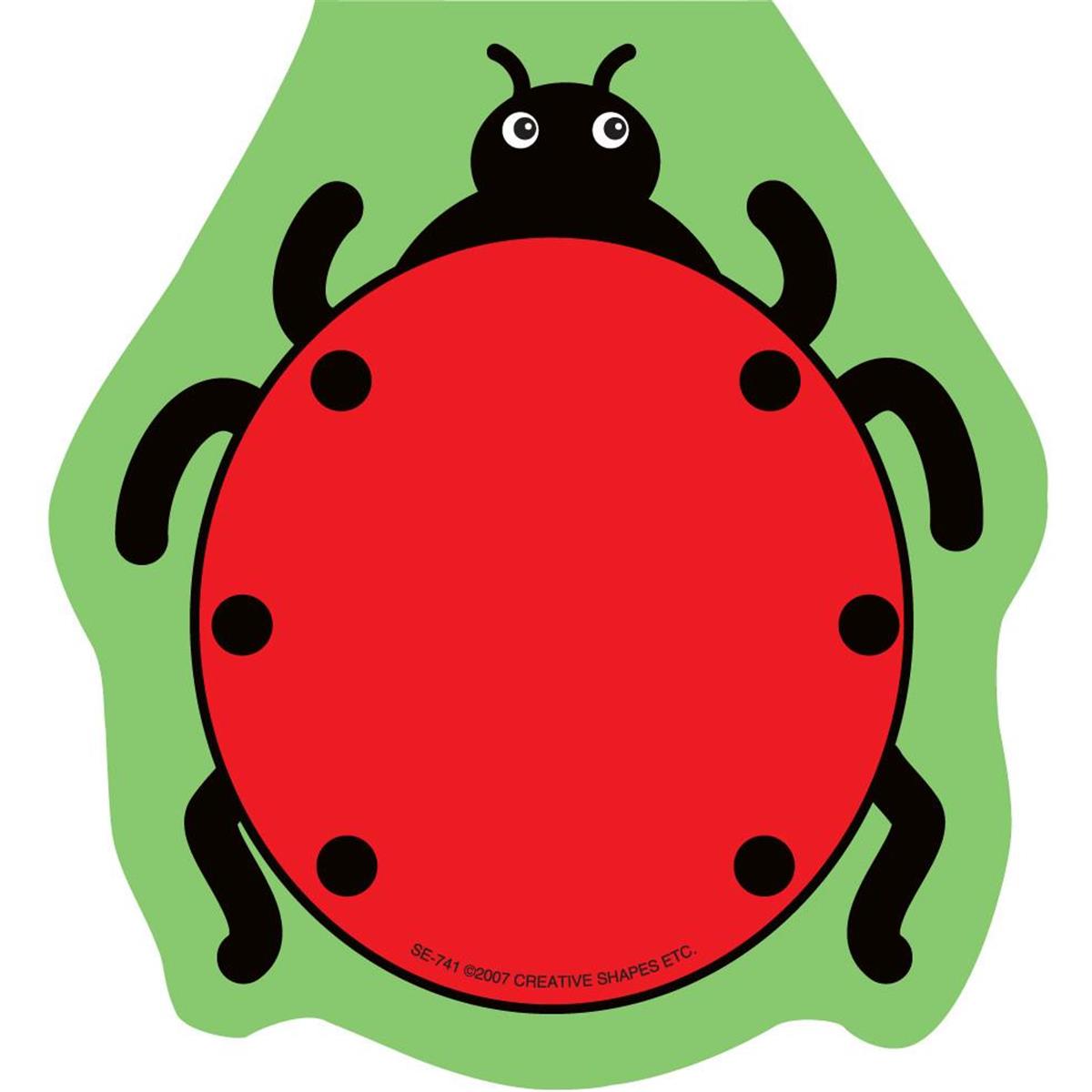 SE-0741 4.5 x 4 in. Mini Notepad, Ladybug - 35 Sheets per Pack