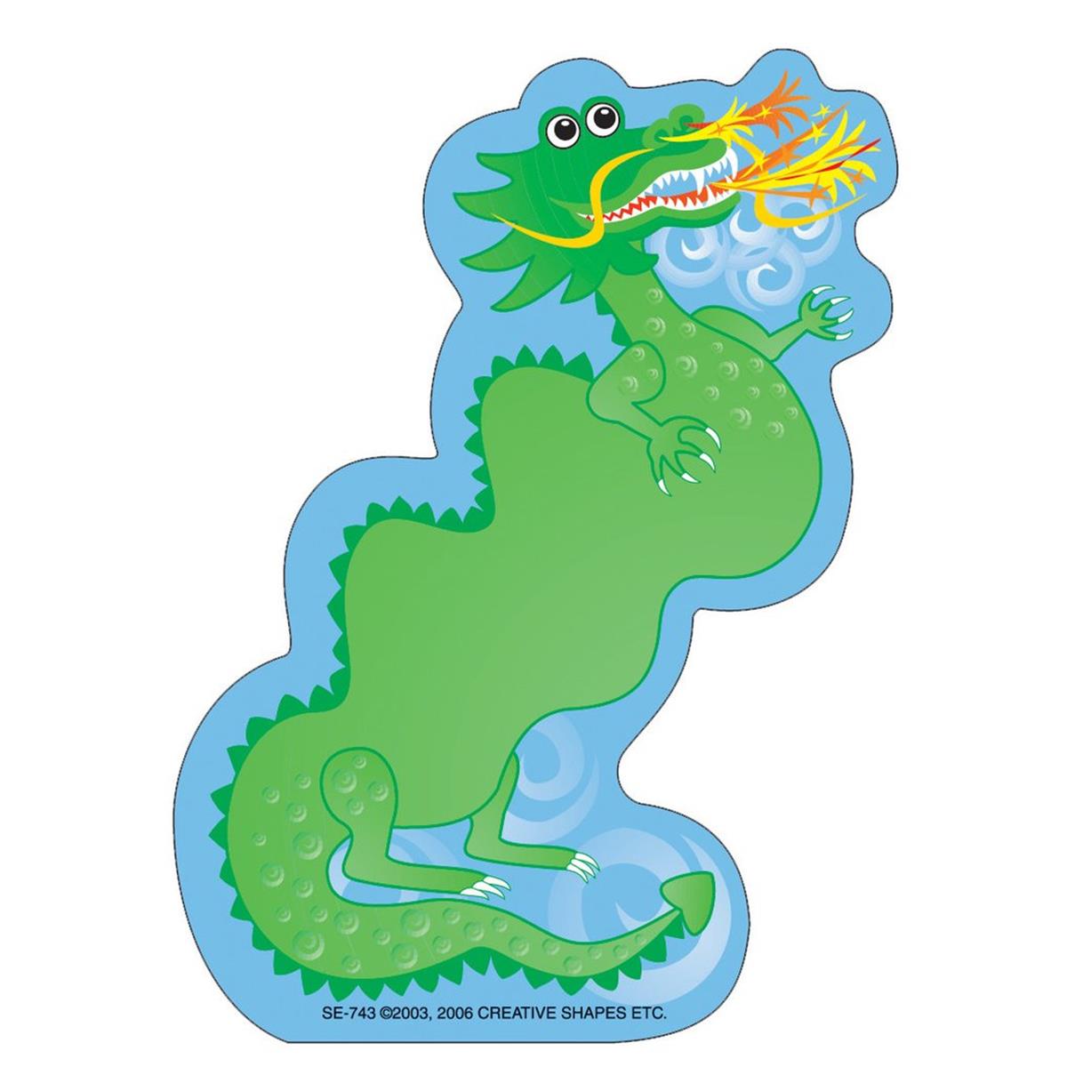 SE-0743 4.5 x 4 in. Mini Notepad, Dragon - 35 Sheets per Pack