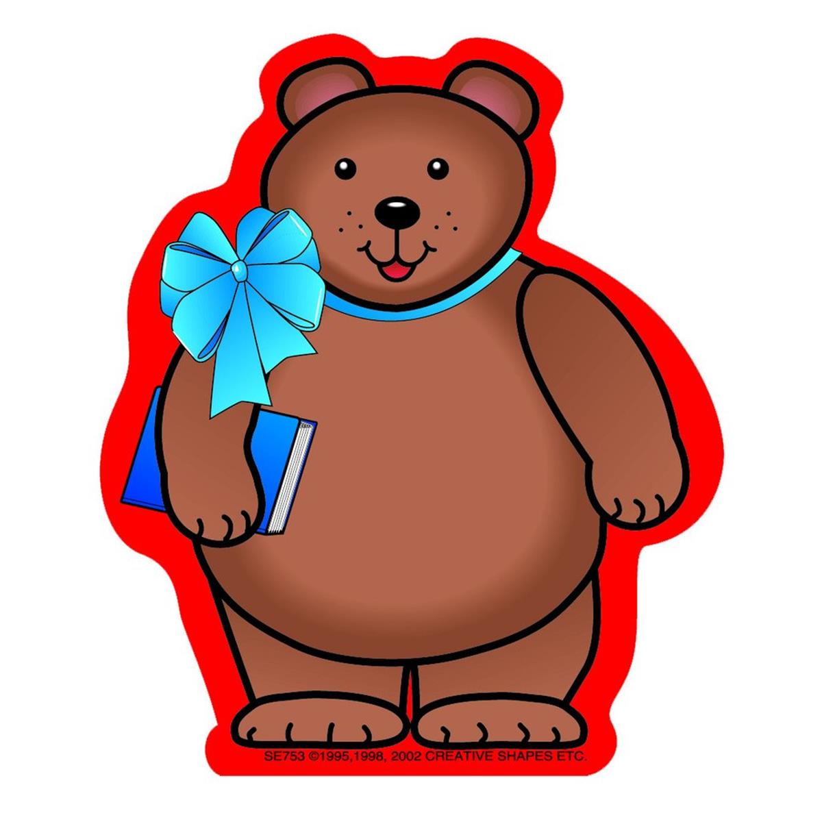 SE-0753 4.5 x 4 in. Mini Notepad, Bear with Book - 35 Sheets per Pack