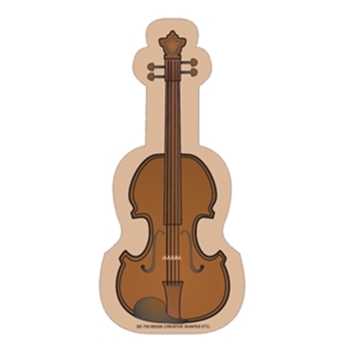 SE-0755 4.5 x 4 in. Mini Notepad, Violin - 35 Sheets per Pack