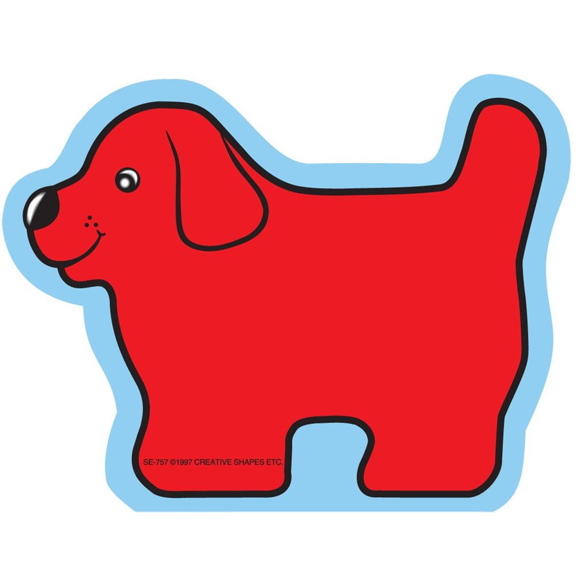 SE-0757 4.5 x 4 in. Mini Notepad, Red Dog - 35 Sheets per Pack