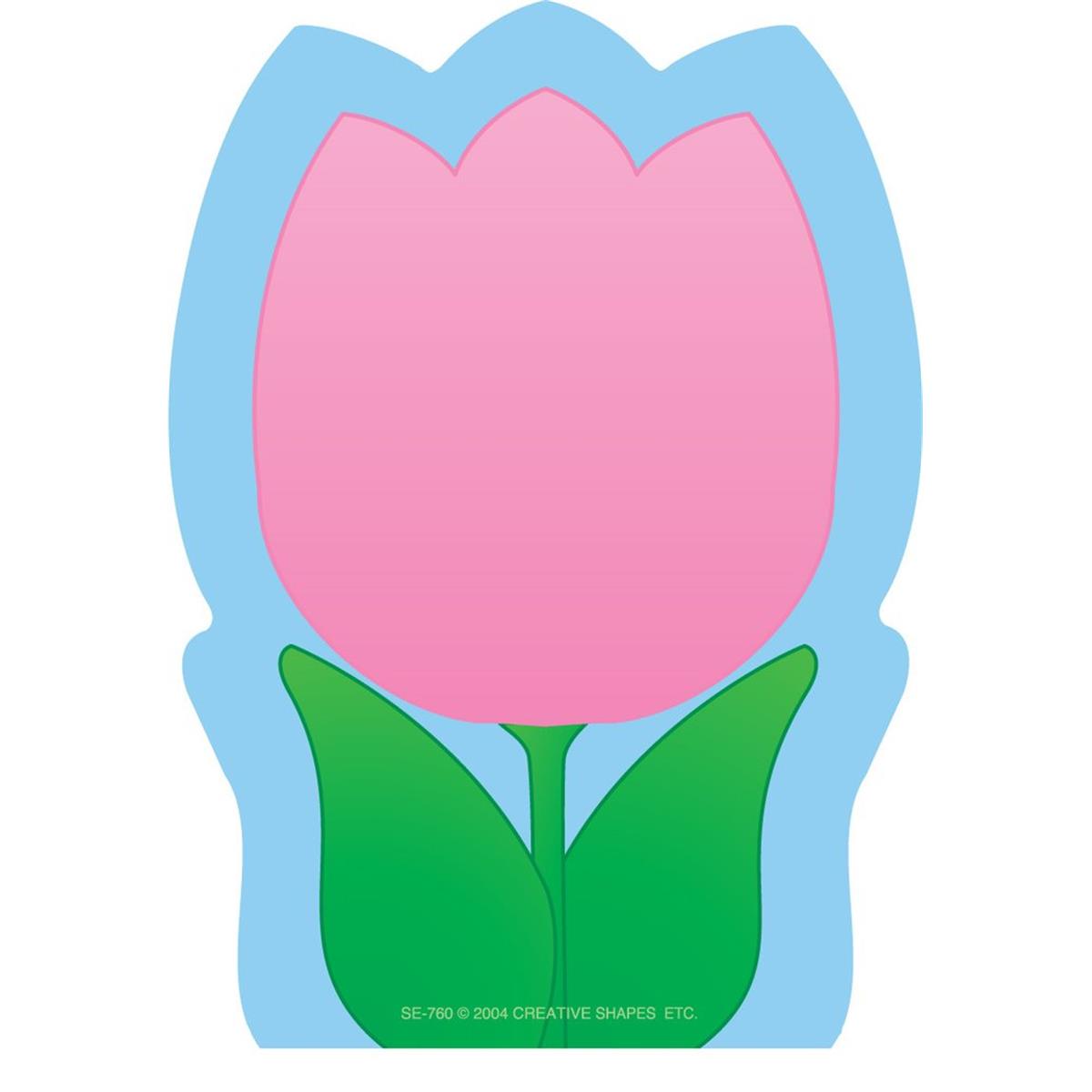 SE-0760 4.5 x 4 in. Mini Notepad, Tulip - 35 Sheets per Pack