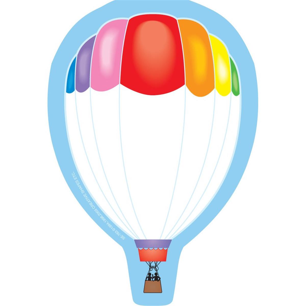 SE-0763 4.5 x 4 in. Mini Notepad, Hot Air Balloon - 35 Sheets per Pack