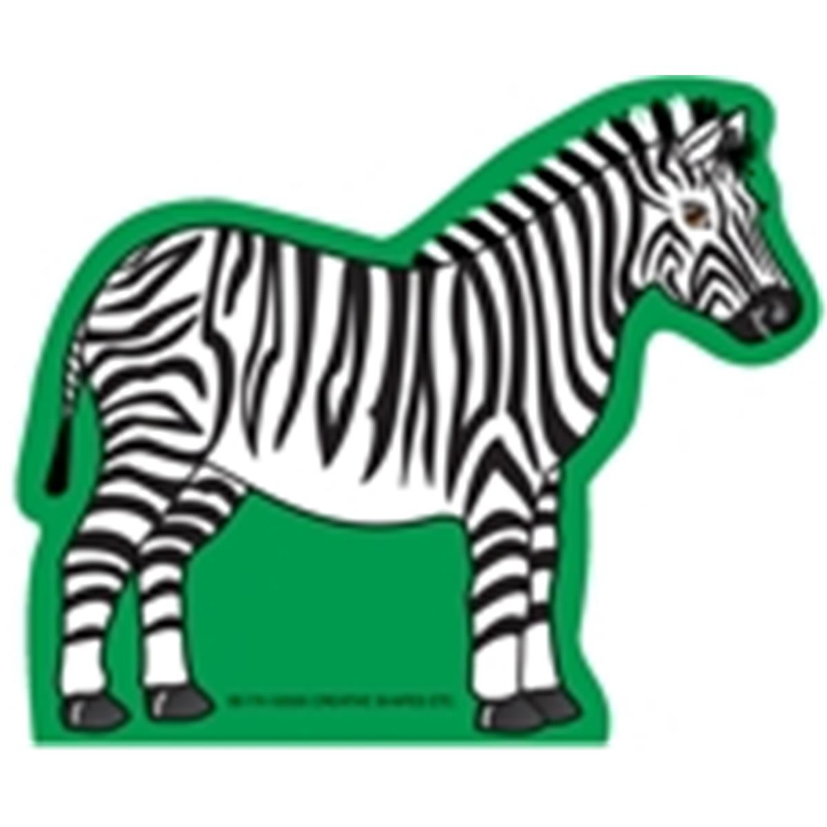 SE-0774 4.5 x 4 in. Mini Notepad, Zebra - 35 Sheets per Pack