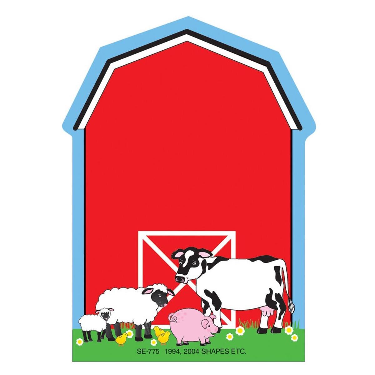 SE-0775 4.5 x 4 in. Mini Notepad, Barn - 35 Sheets per Pack