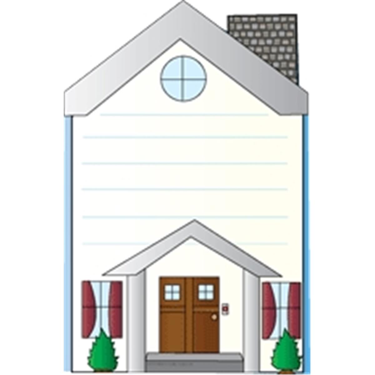 SE-0776 4.5 x 4 in. Mini Notepad, House - 35 Sheets per Pack