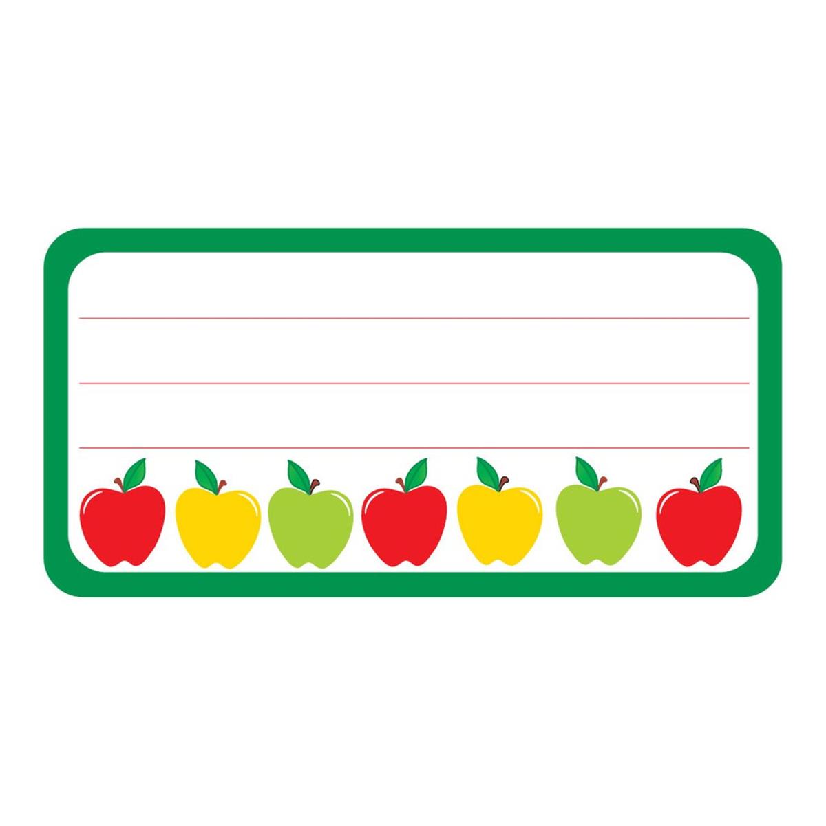 Picture of Creative Shapes Etc SE-0803 4.5 x 4 in. Apples Nametag - 36 Count