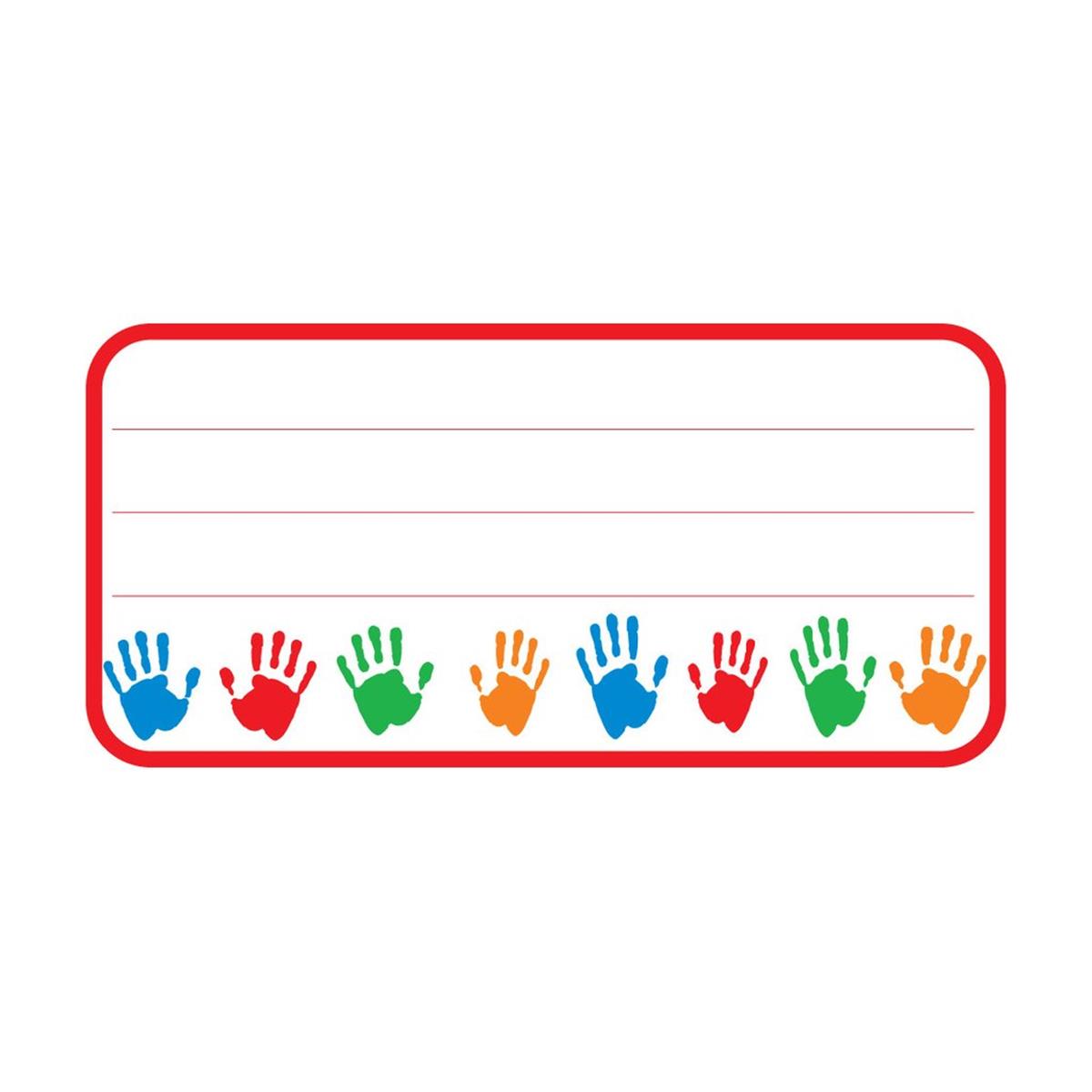 Picture of Creative Shapes Etc SE-0804 4.5 x 4 in. Hands Nametag - 36 Count