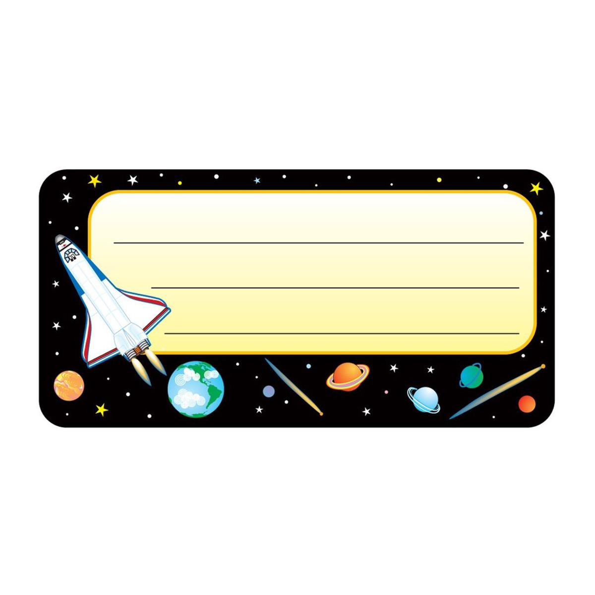 Picture of Creative Shapes Etc SE-0812 4.5 x 4 in. Space Nametag - 36 Count