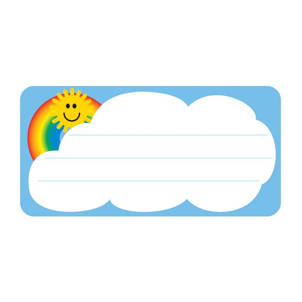Picture of Creative Shapes Etc SE-0813 4.5 x 4 in. Rainbow Nametag - 36 Count