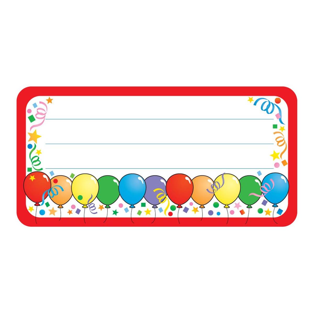 Picture of Creative Shapes Etc SE-0817 4.5 x 4 in. Balloon Nametag - 36 Count