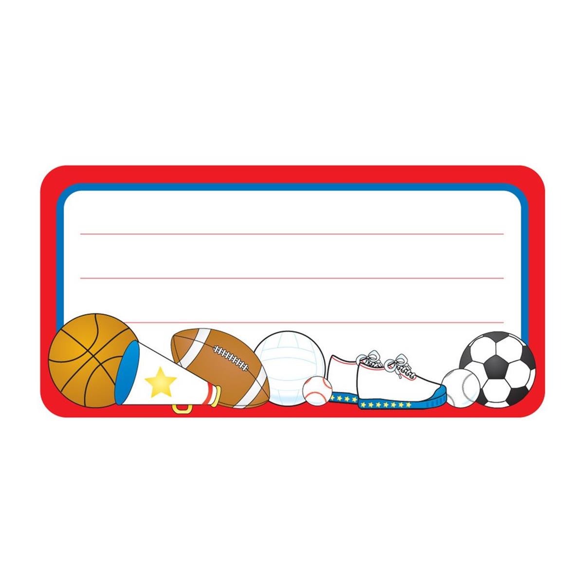 Picture of Creative Shapes Etc SE-0821 4.5 x 4 in. Sports Nametag - 36 Count