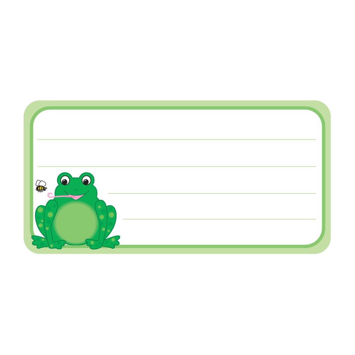 Picture of Creative Shapes Etc SE-0822 4.5 x 4 in. Frog Nametag - 36 Count
