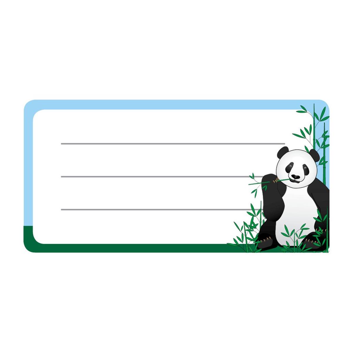 Picture of Creative Shapes Etc SE-0823 4.5 x 4 in. Panda Nametag - 36 Count