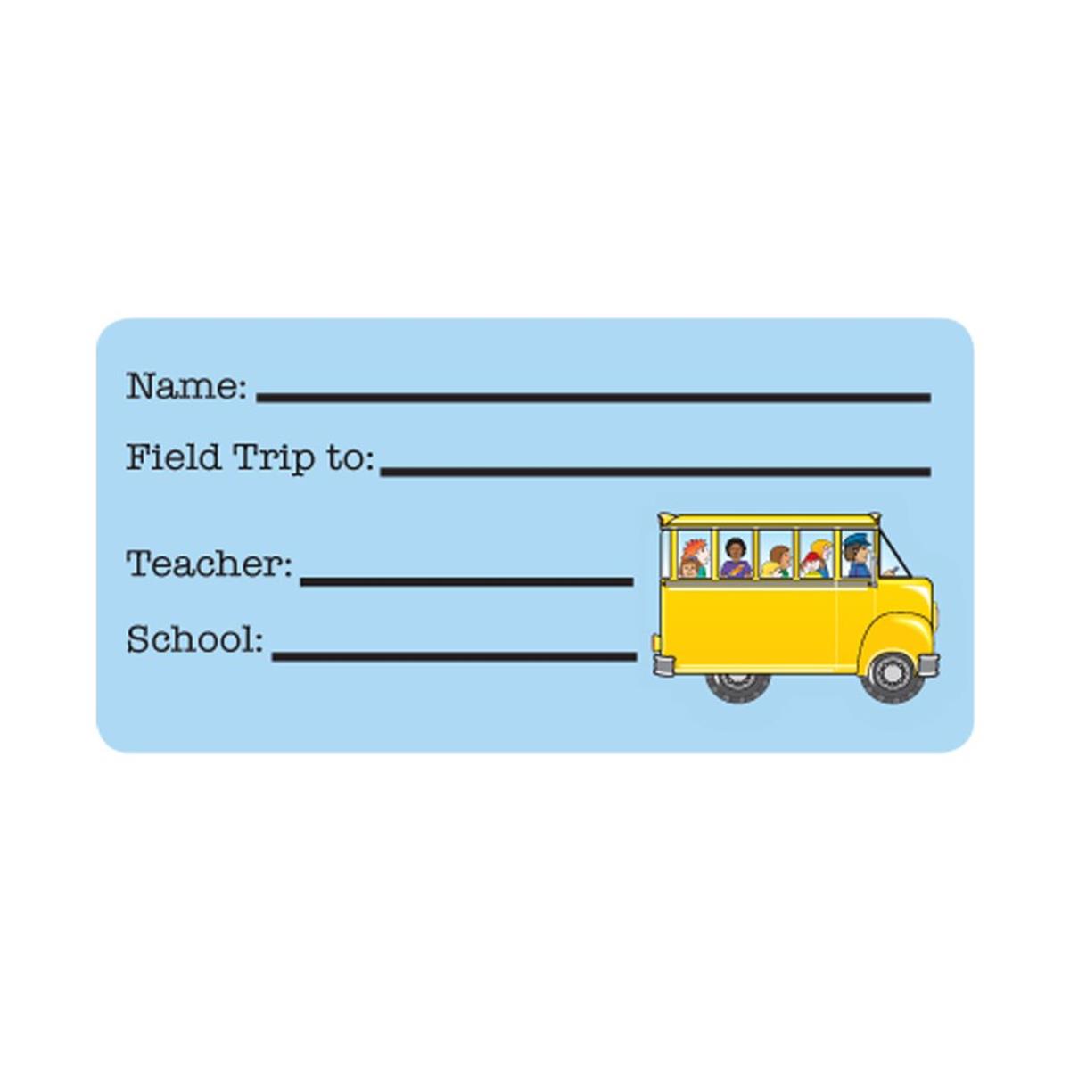 Picture of Creative Shapes Etc SE-0829 4.5 x 4 in. Field Trip Nametag - 36 Count