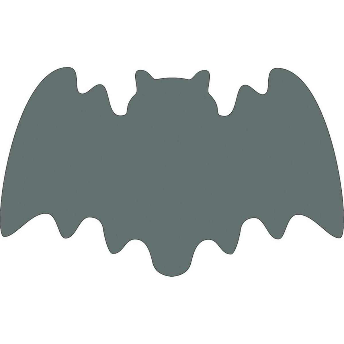 SE-0900 4.5 x 4 in. Small Single Color Sticky Shape Notepad, Bat - 50 Sheets per Pack