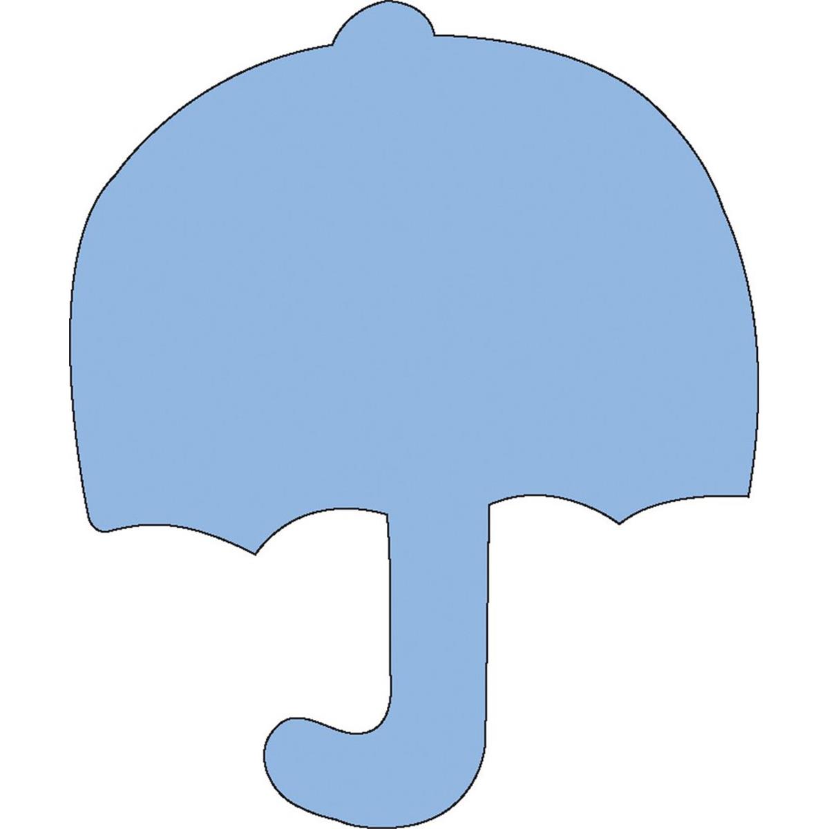 SE-0906 4.5 x 4 in. Small Single Color Sticky Shape Notepad, Umbrella - 50 Sheets per Pack