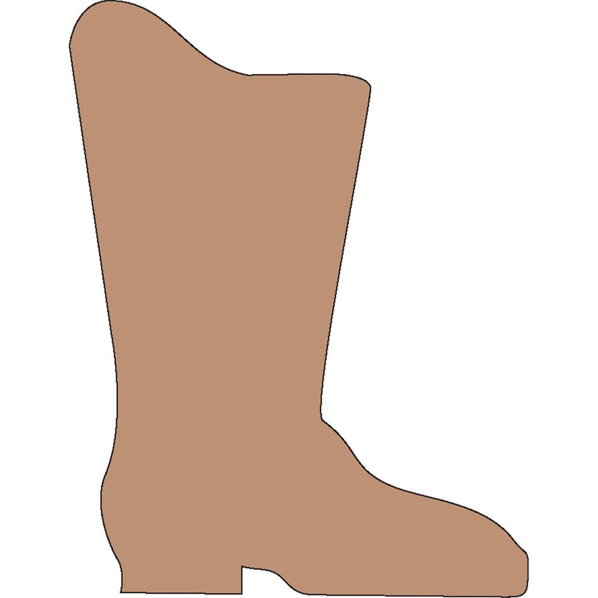 SE-0910 4.5 x 4 in. Small Single Color Sticky Shape Notepad, Boot - 50 Sheets per Pack