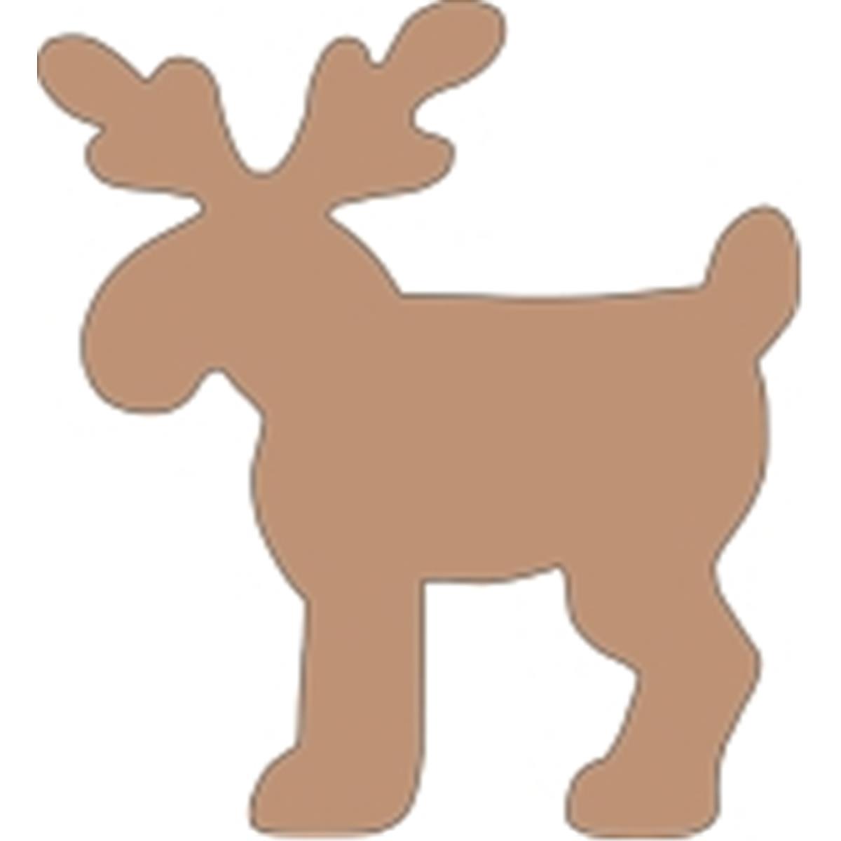 SE-0912 4.5 x 4 in. Small Single Color Sticky Shape Notepad, Deer - 50 Sheets per Pack