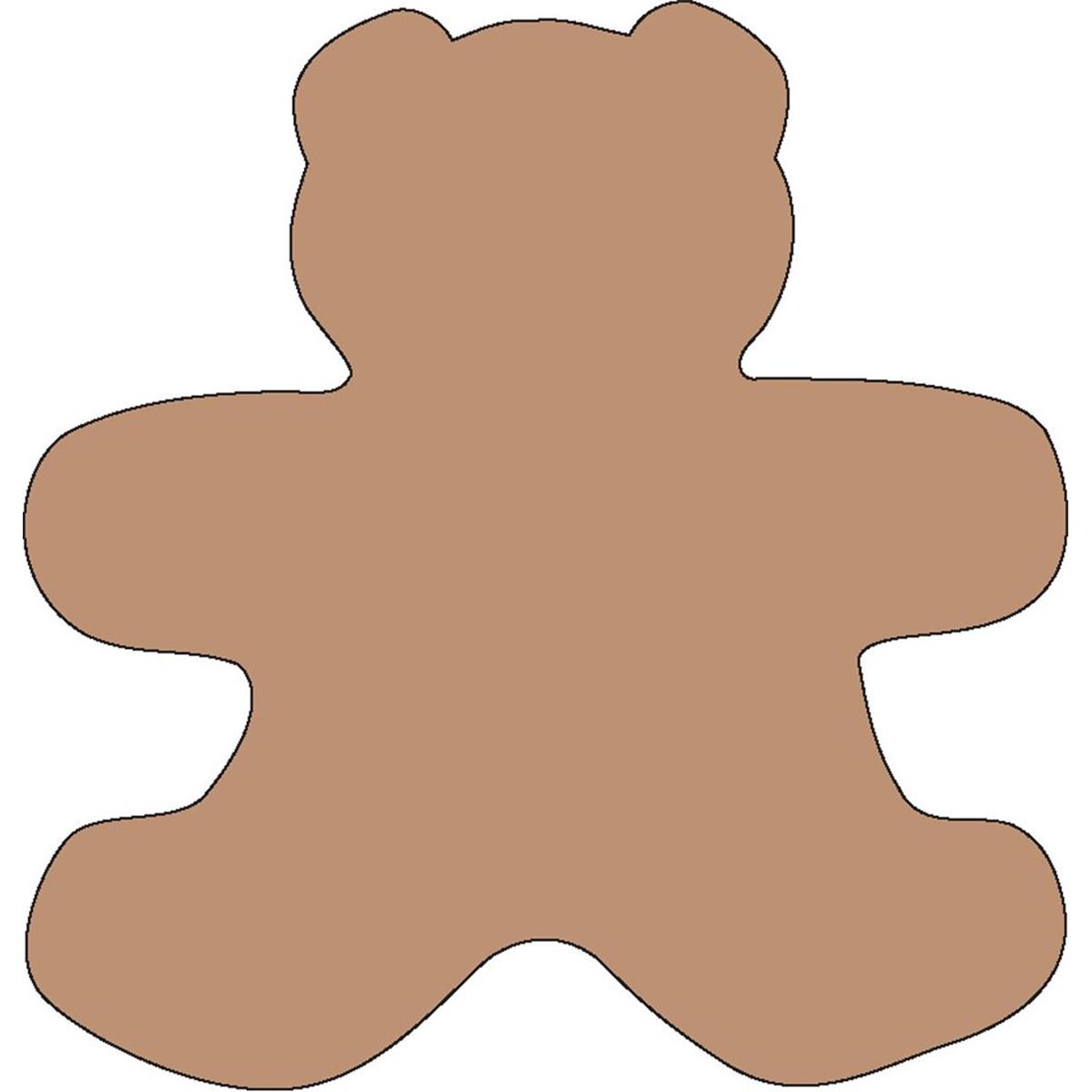 SE-0916 4.5 x 4 in. Small Single Color Sticky Shape Notepad, Teddy Bear - 50 Sheets per Pack