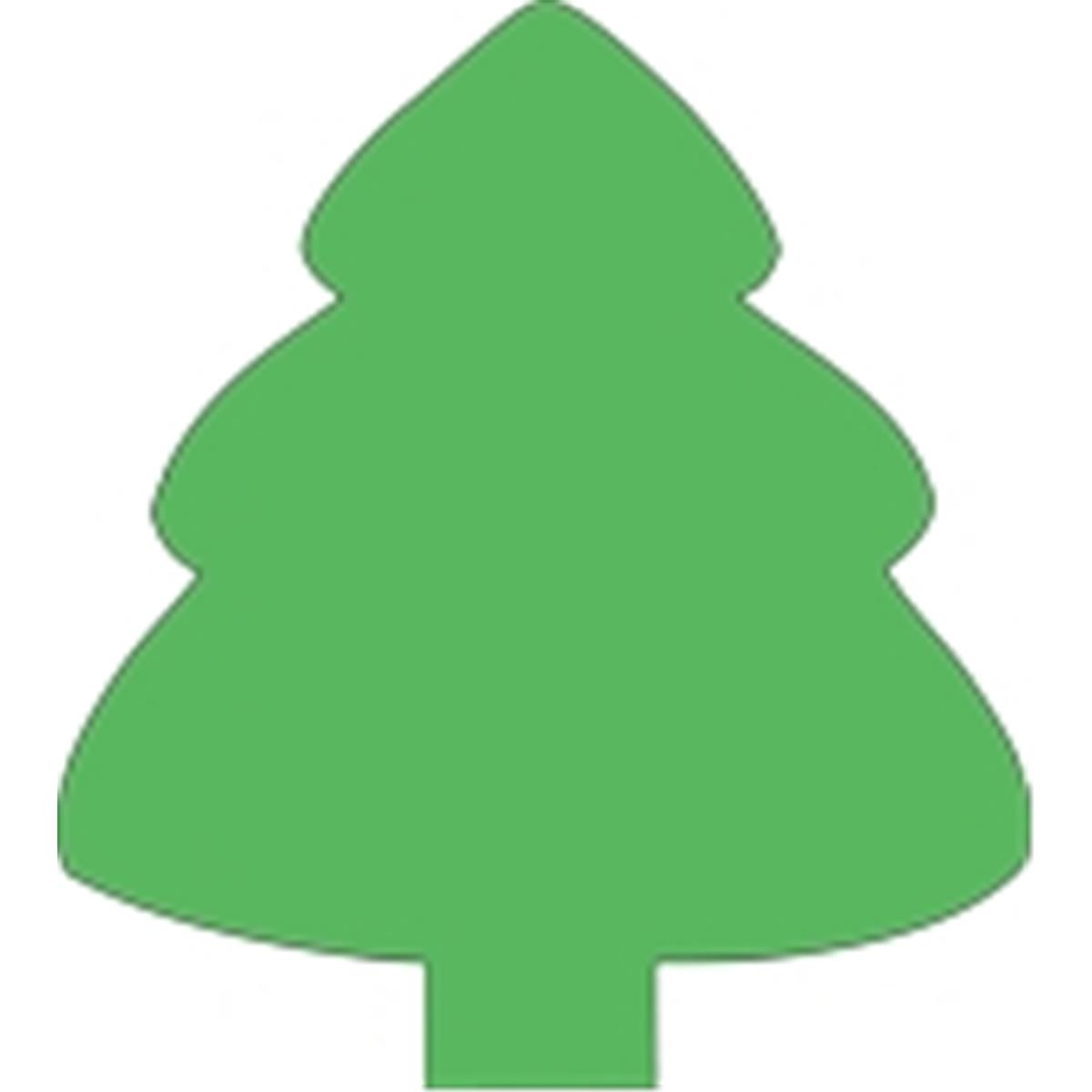SE-0920 4.5 x 4 in. Small Single Color Sticky Shape Notepad, Evergreen - 50 Sheets per Pack