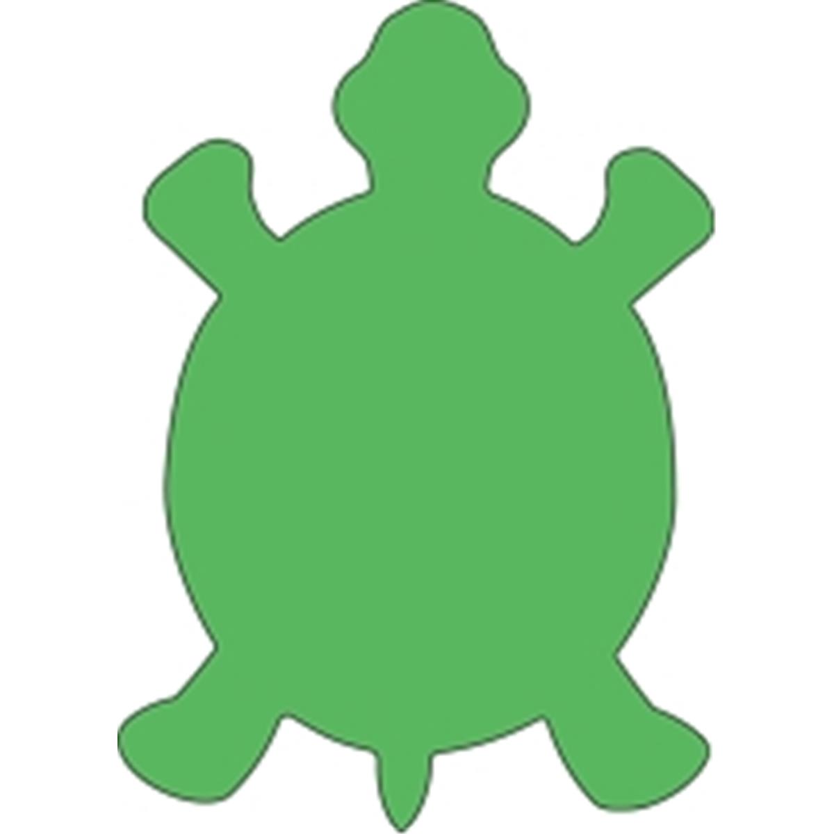 SE-0926 4.5 x 4 in. Small Single Color Sticky Shape Notepad, Turtle - 50 Sheets per Pack