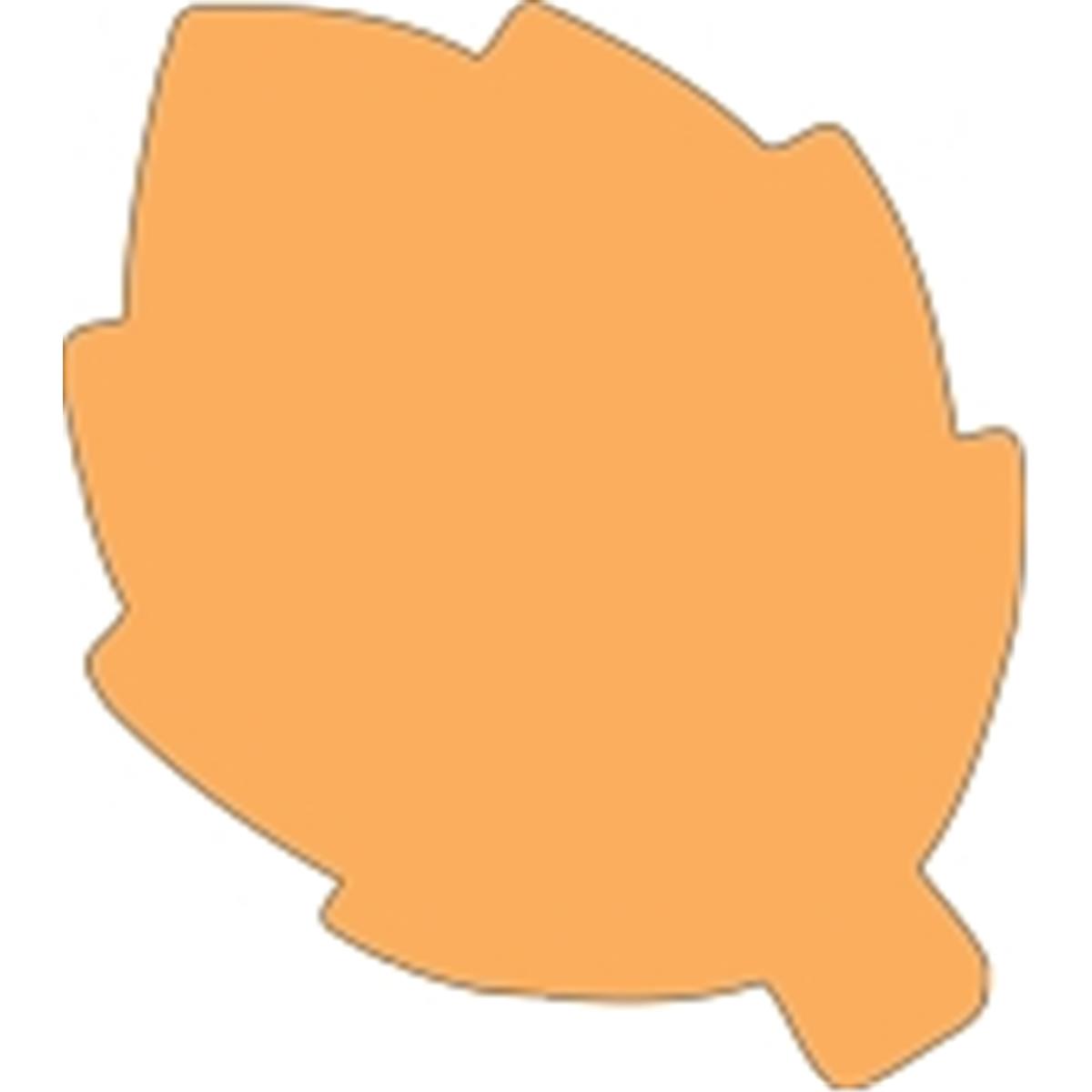 SE-0928 4.5 x 4 in. Small Single Color Sticky Shape Notepad, Leaf - 50 Sheets per Pack