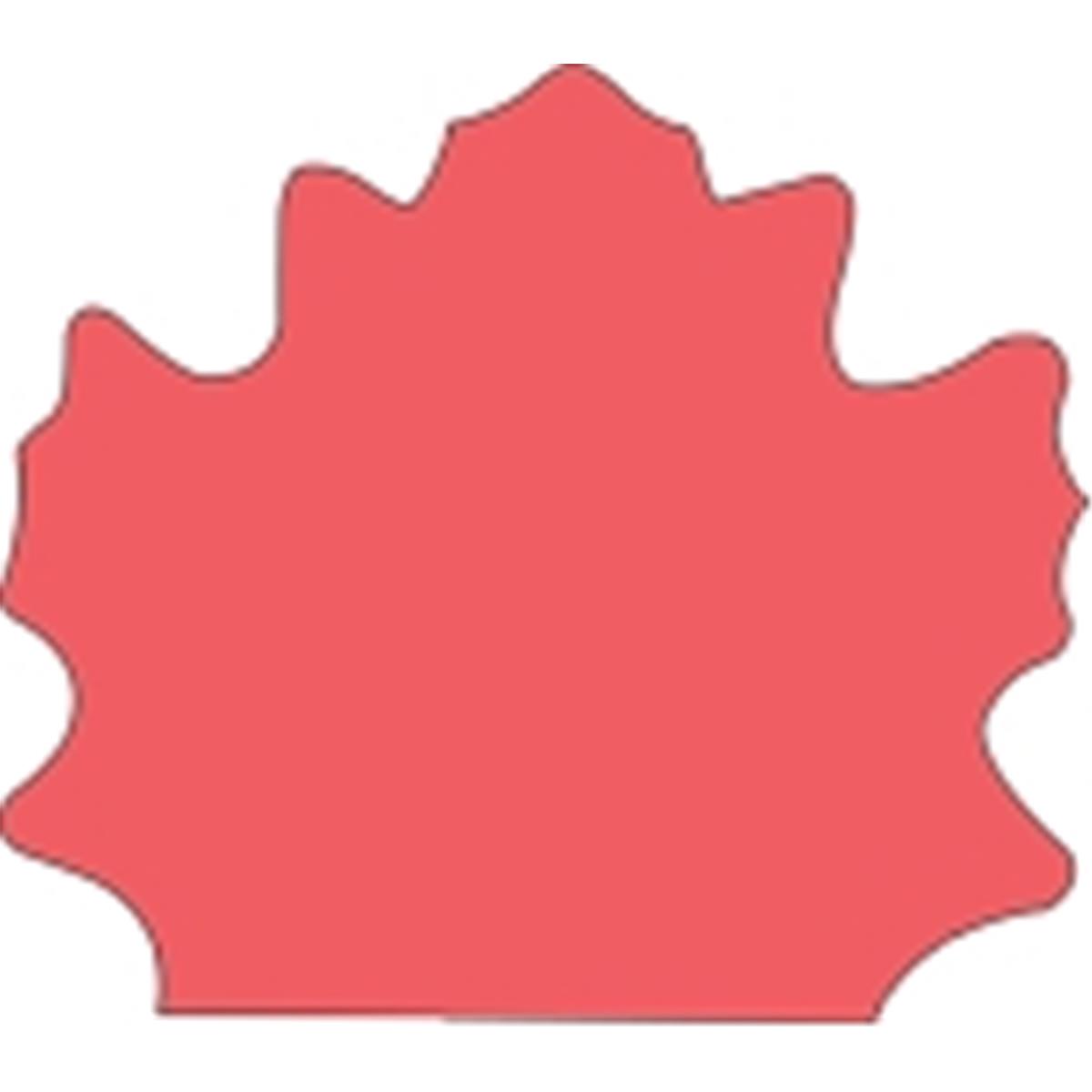 SE-0938 4.5 x 4 in. Small Single Color Sticky Shape Notepad, Maple Leaf - 50 Sheets per Pack