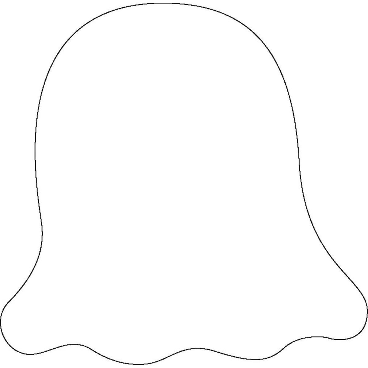 SE-0949 4.5 x 4 in. Small Single Color Sticky Shape Notepad, Ghost - 50 Sheets per Pack