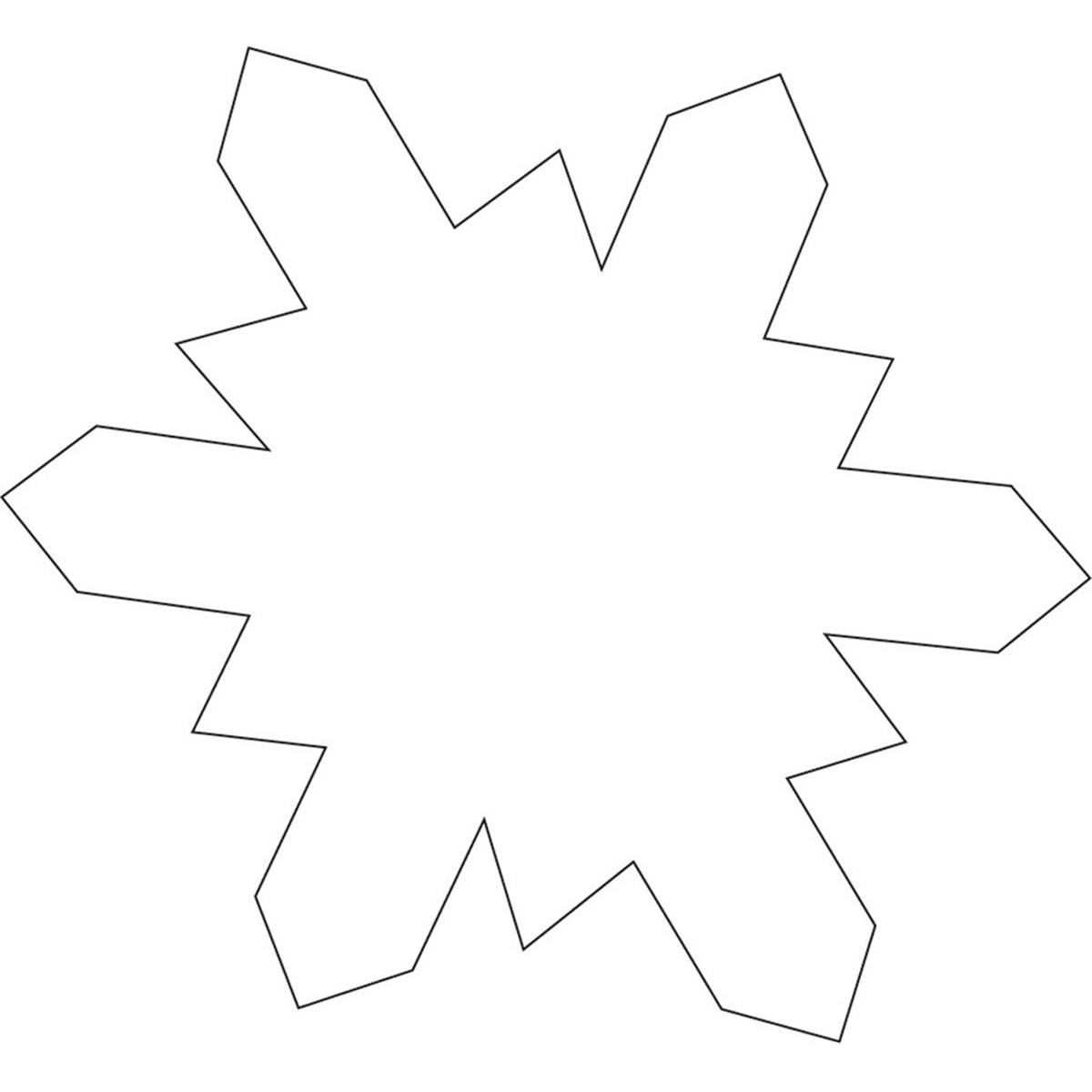SE-0955 4.5 x 4 in. Small Single Color Sticky Shape Notepad, Snowflake - 50 Sheets per Pack