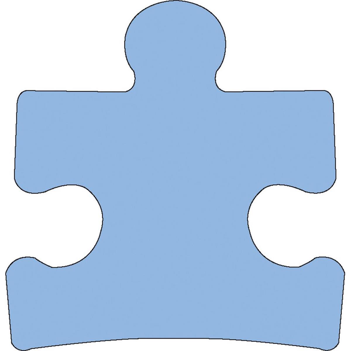 SE-0965 4.5 x 4 in. Small Single Color Sticky Shape Notepad, Puzzle Piece - 50 Sheets per Pack