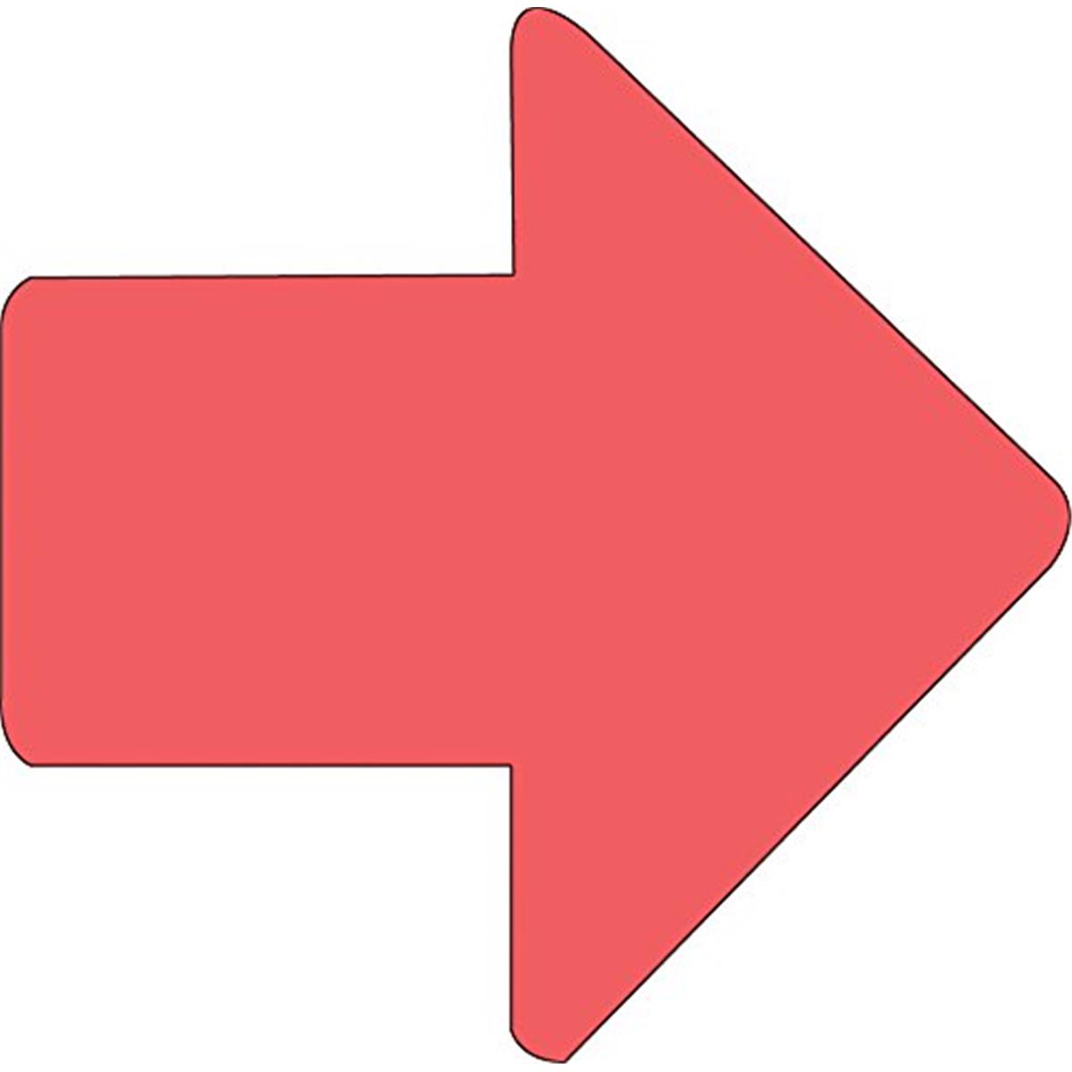 SE-0966 4.5 x 4 in. Small Single Color Sticky Shape Notepad, Arrow - 50 Sheets per Pack