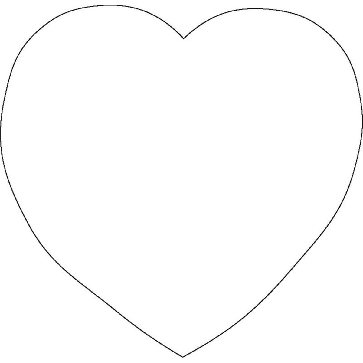 SE-0982 4.5 x 4 in. Small Single Color Sticky Shape Notepad, White Heart - 50 Sheets per Pack