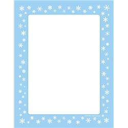 Picture of Creative Shapes Etc SE-9204 8.5 x 11 in. Designer Paper&#44; Snowflake - 50 Sheets per Pack