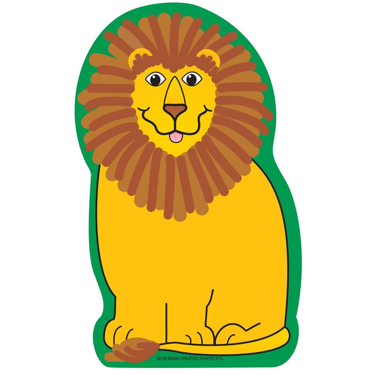 SE-0025 9 x 6 in. Large Notepad, Lion - 50 Sheets per Pack