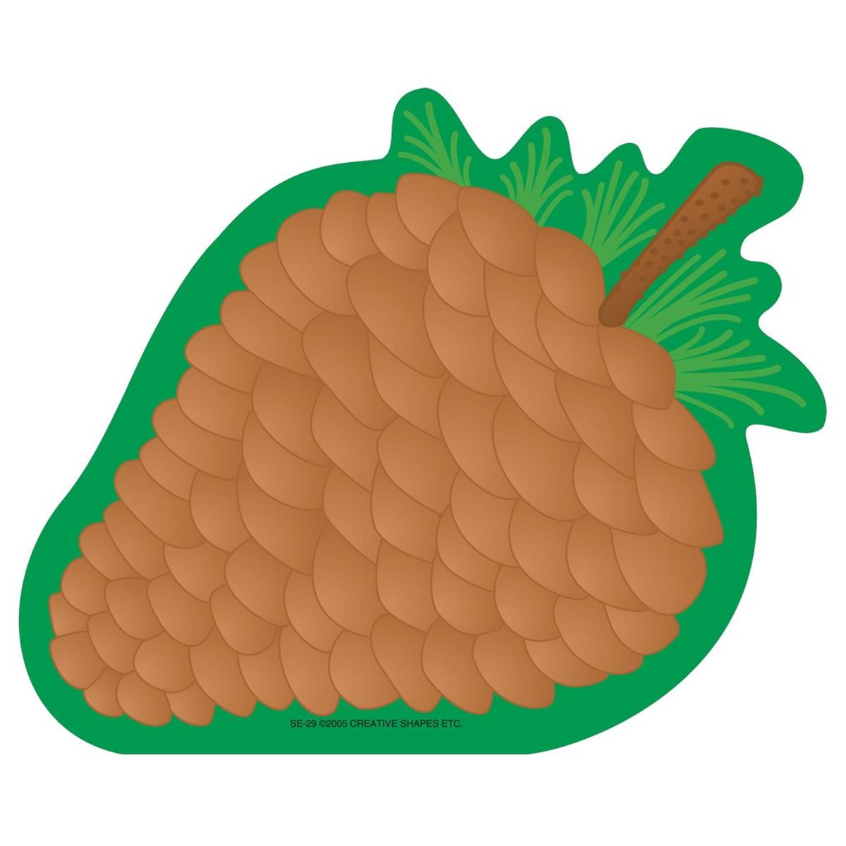 SE-0029 9 x 6 in. Large Notepad, Pine Cone - 50 Sheets per Pack