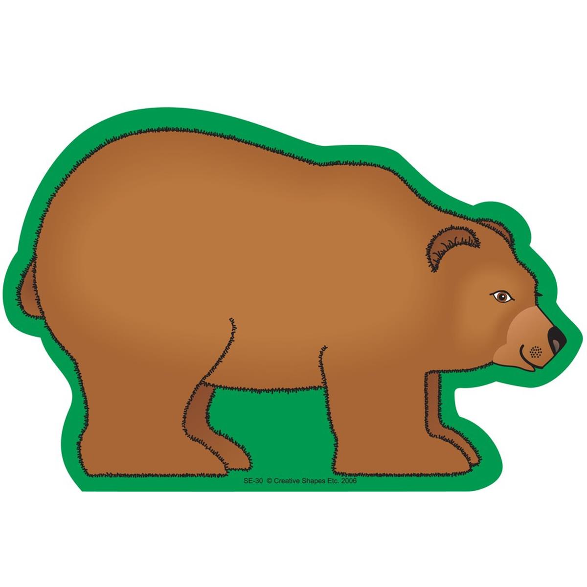 SE-0030 9 x 6 in. Large Notepad, Bear & Wild - 50 Sheets per Pack