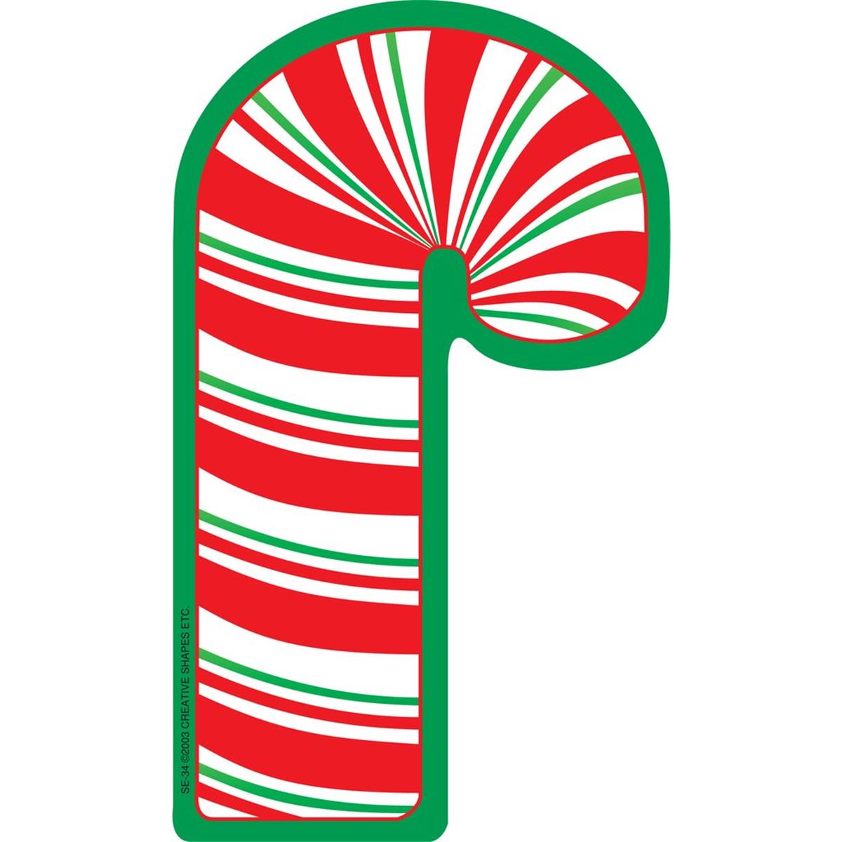 SE-0034 9 x 6 in. Large Notepad, Candy Cane - 50 Sheets per Pack