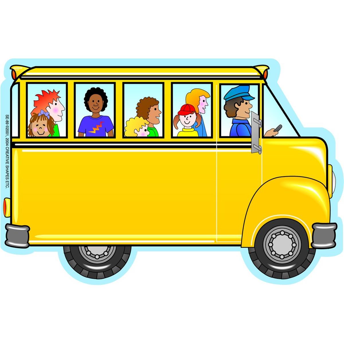 SE-0089 9 x 6 in. Large Notepad, Bus with Kids - 50 Sheets per Pack