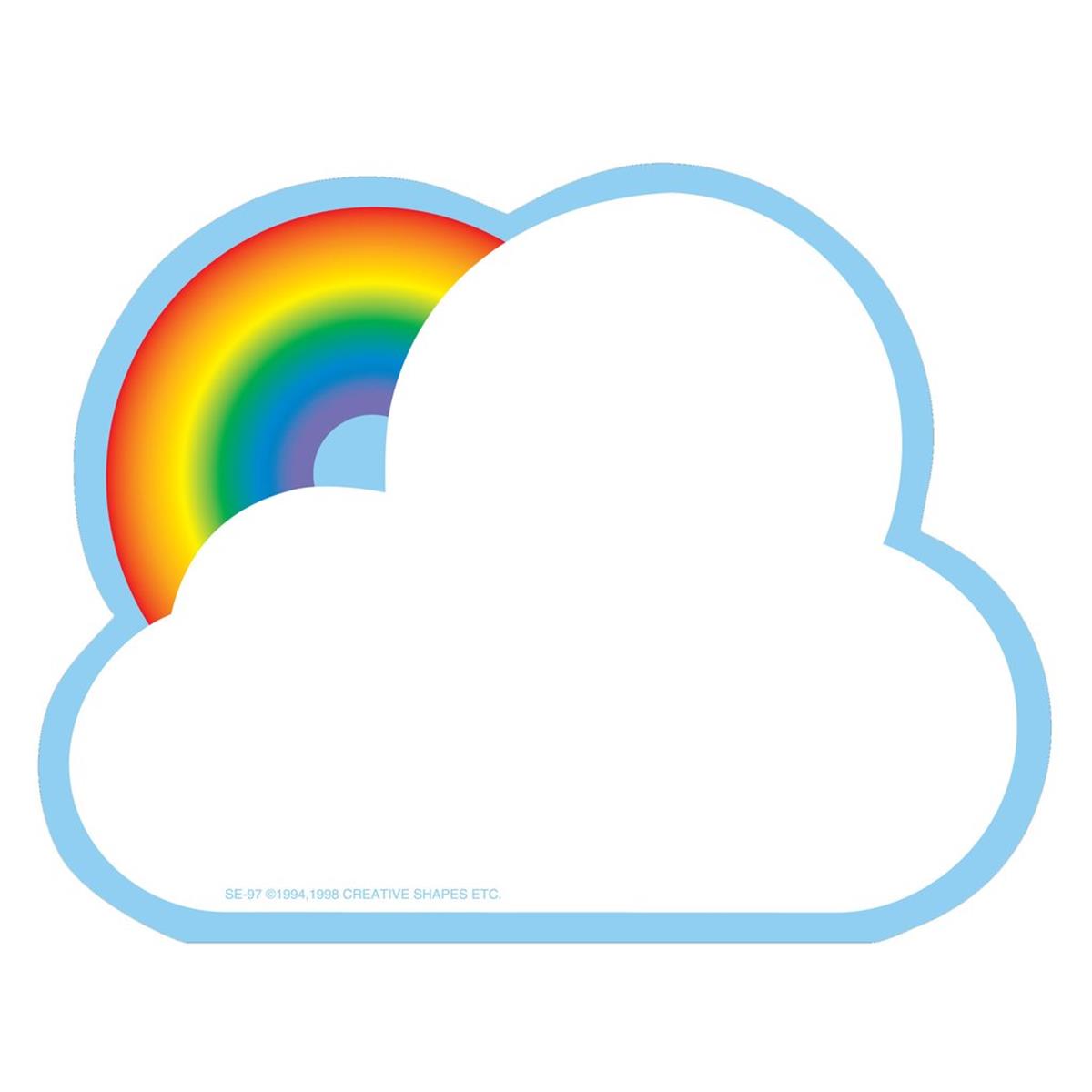 SE-0097 9 x 6 in. Large Notepad, Rainbow - 50 Sheets per Pack