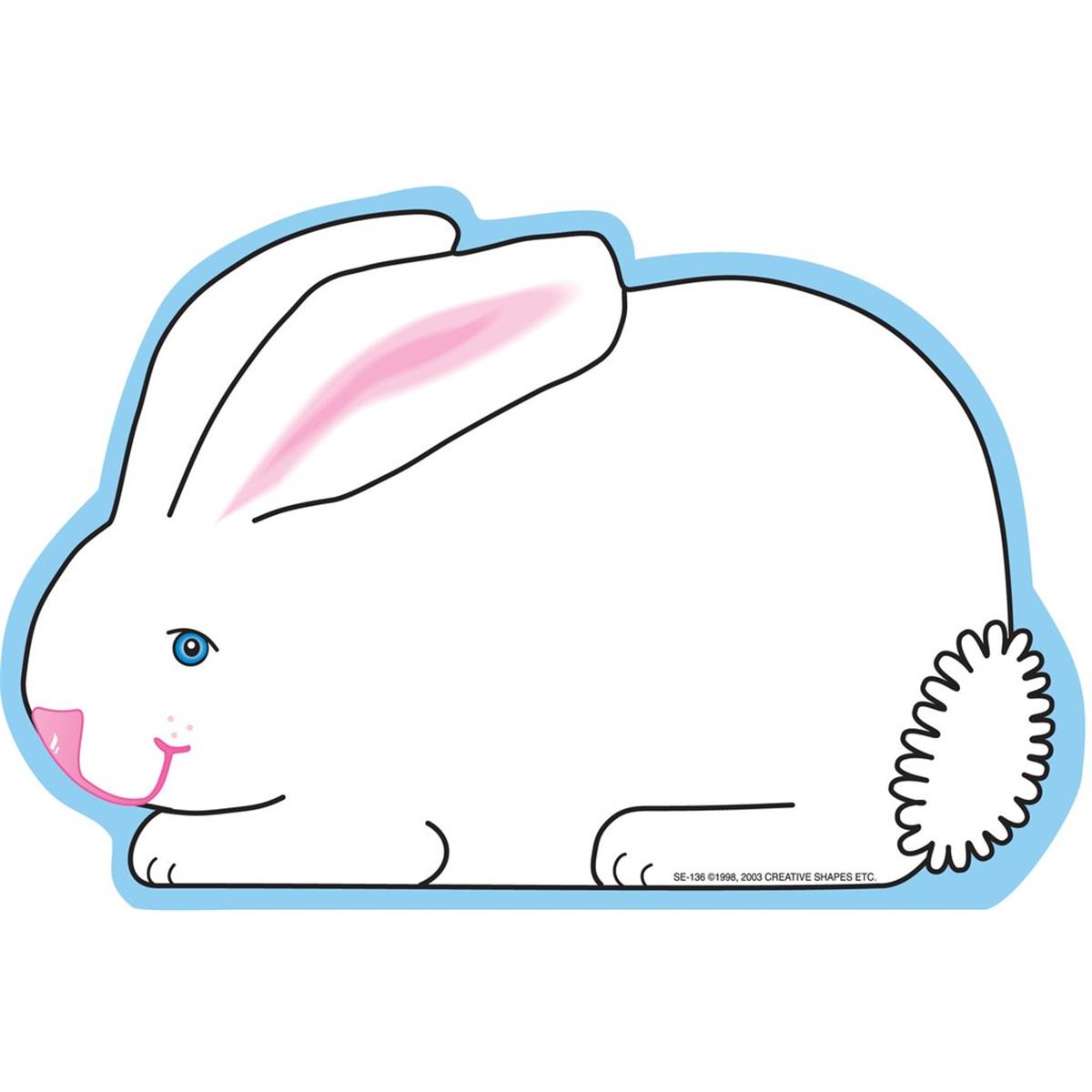 SE-0136 9 x 6 in. Large Notepad, Rabbit - 50 Sheets per Pack
