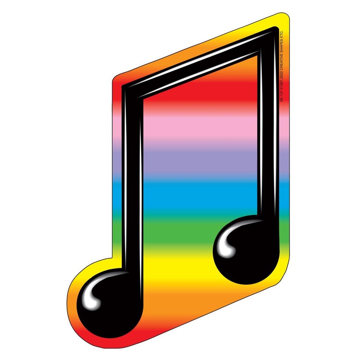 SE-0137 9 x 6 in. Large Notepad, Music Note - 50 Sheets per Pack